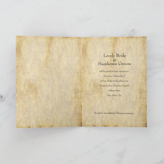 Het volgen van  Paarse Boek Uitnodiging (Binnen)