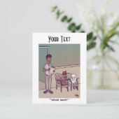 Het volgende Briefkaart (Staand voorkant)