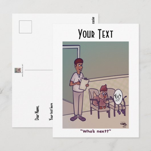 Het volgende Briefkaart (Voorkant / Achterkant)