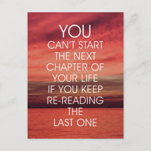 Het volgende Citaat van het Leven van het Hoofdstu Briefkaart