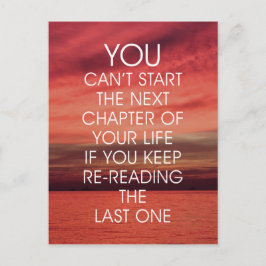 Het volgende Citaat van het Leven van het Hoofdstu Briefkaart