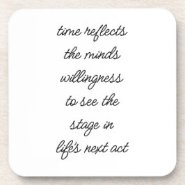 Het volgende harde plastic Onderzetter van het lev