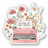Het volgende hoofdstuk schrijven sticker (Voorkant)