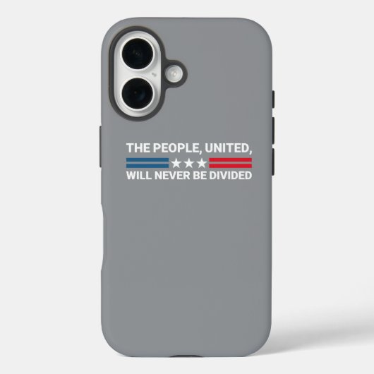 Het volk, verenigd, zal nooit verdeeld zijn - eenh Case-Mate iPhone case (Achterkant)
