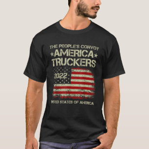 Het Volkskonvooi 2022 America Truckers Freedom T-shirt