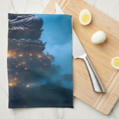 Het volle maanlicht van de Boeddha Theedoek (Quarter Fold)
