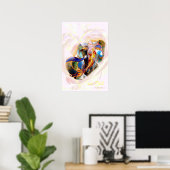 Het volledige Koi Art Modern Wall Deco Poster (Thuiskantoor)