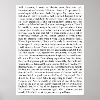 het volledige Steamed Hams-transcript Poster