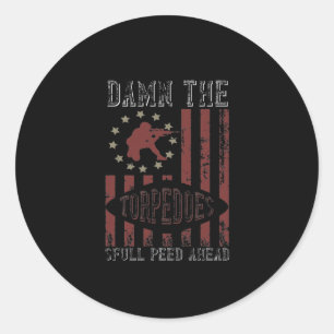 Het volledige toerental van de torpedo's boven 2 ronde sticker