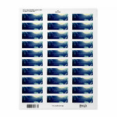 Het volledige Tropische Adres van de Maan en van d Etiket (Full Sheet)