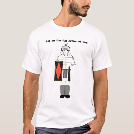 Het Volledige Wapenrusting van God T-Shirt (Voorkant)