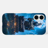 Het vollemaanlicht van de Boeddha Case-Mate iPhone Case (Achterkant (horizontaal))