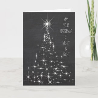Het vonken van de Vrolijke & Heldere Kerstboom van Feestdagen Kaart