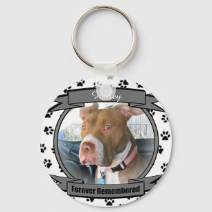 Het voor altijd Herinnerde Gedenkteken van de hond Sleutelhanger