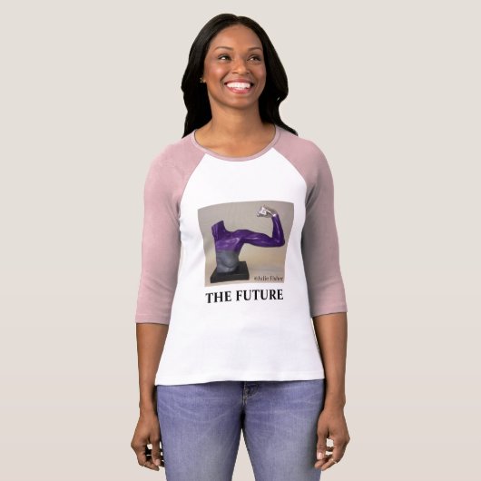 Het voor de TOEKOMST bestemde shirt met twee toonb (Voorkant volledig)