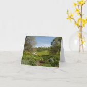 Het voor Uitzicht van de Tuin van de Portiek Kaart (Gele Bloem)