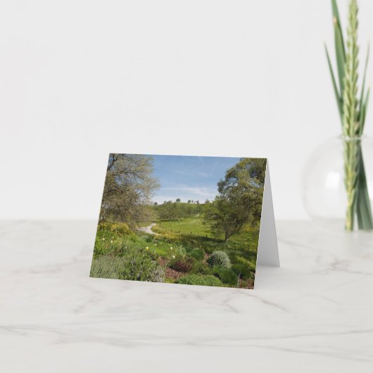 Het voor Uitzicht van de Tuin van de Portiek Kaart (Voorkant)