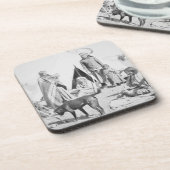 Het voorbehoud Sioux in Pine Ridge, South Dakota, Drankjes Onderzetter (Linkerzijde)