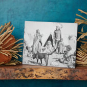 Het voorbehoud Sioux in Pine Ridge, South Dakota, Fotoplaat (Zijkant)