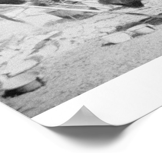 Het voorbehoud Sioux in Pine Ridge, South Dakota, Poster (Hoek)