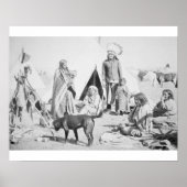 Het voorbehoud Sioux in Pine Ridge, South Dakota, Poster (Voorkant)