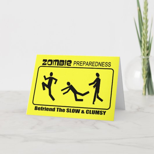 Het Voorbereid zijn van de zombie ontfermt over Kaart (Voorkant)