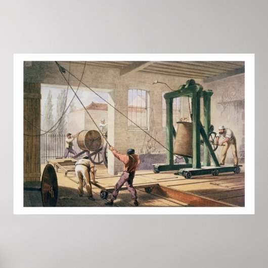 Het voorbereiden van de Kabel, van "de Atlantische Poster (Voorkant)