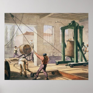 Het voorbereiden van de Kabel, van "de Atlantische Poster