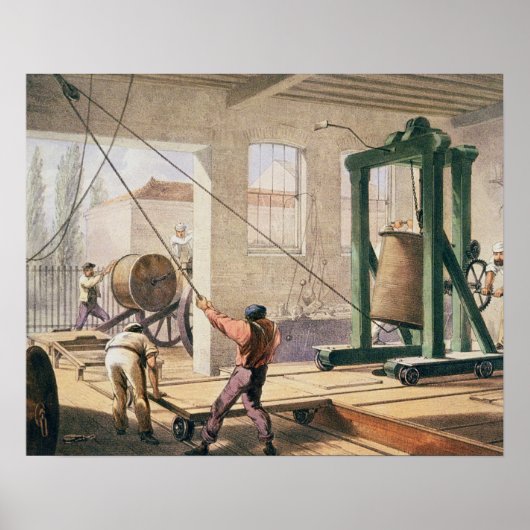 Het voorbereiden van de Kabel, van "de Atlantische Poster (Voorkant)
