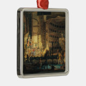 Het voorbereiden van Scenery in een Theater Metalen Ornament (Rechts)