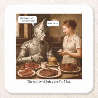 Het voordeel van het Tin Man Kartonnen Onderzetters