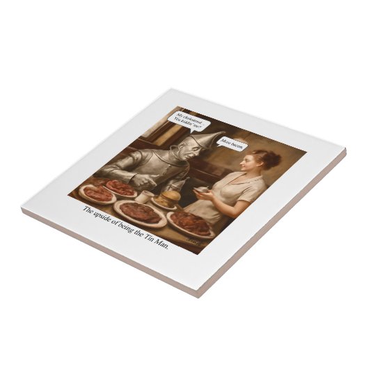 Het voordeel van het Tin Man Tegeltje (Zijkant)