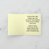 Het Voordeel van Kanker van kinderjaren dankt u Bedankkaart (Binnen)