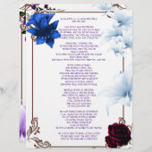 Het voorgelezen schrijven van gepersonaliseerd pap (Voorkant / Achterkant)