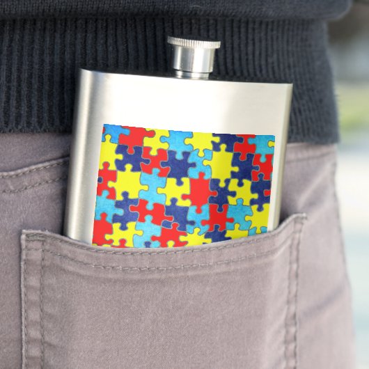 Het voorlichting-Raadsel van het autisme door Flacon (Voorbeeld)