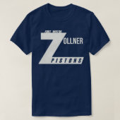 Het voormalige basketbalteam Fort Wayne Zollner Pi T-shirt (Design voorkant)