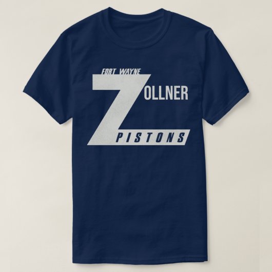 Het voormalige basketbalteam Fort Wayne Zollner Pi T-shirt (Design voorkant)