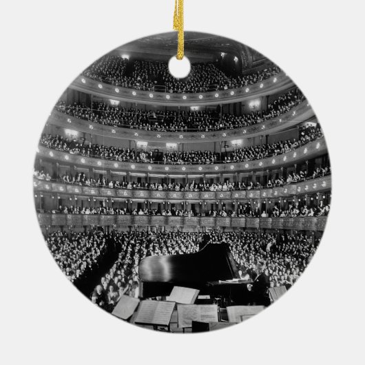 Het voormalige opera Metropolitan House 39th St. 1 Keramisch Ornament (Achterkant)