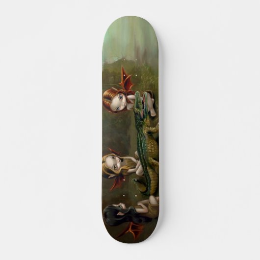 Het voorschrijven van een Alligator gothic fairy s Skateboard (Voorkant)