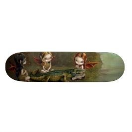 Het voorschrijven van een Alligator gothic fairy s Skateboard