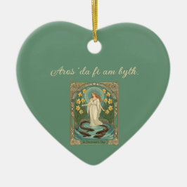 Het voorspellen van de fortuin van geliefden Dwynw Keramisch Ornament