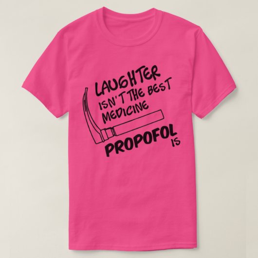 Het voorstel is het beste geneesmiddel t-shirt (Design voorkant)