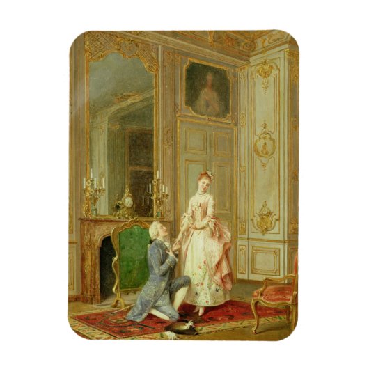 Het voorstel (olie op het paneel) magneet (Verticaal)