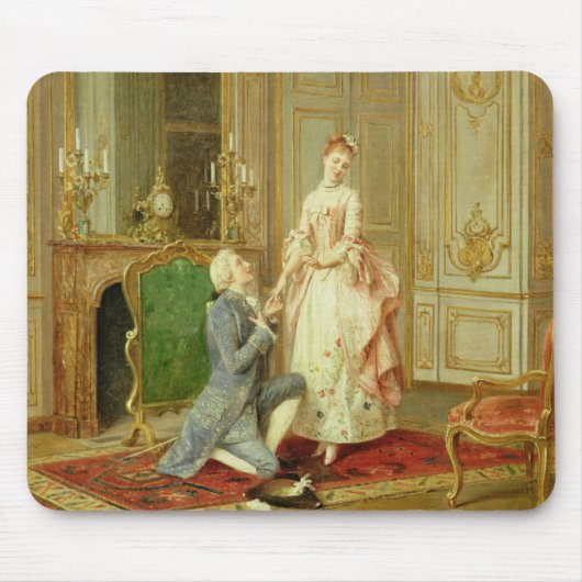 Het voorstel (olie op het paneel) muismat (Voorkant)