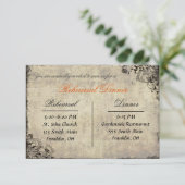 Het voorstel  repetitie diner Kaart (Staand voorkant)