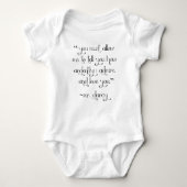 Het voorstel van de heer Darcy baby bodysuit (Voorkant)