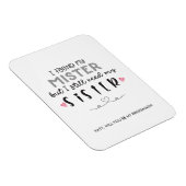 Het voorstel van de zuster-bridesmaid magneet (Rechterzijde)