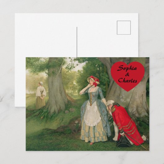 Het voorstel van Sir James Dromgole Linton Briefkaart (Voorkant / Achterkant)