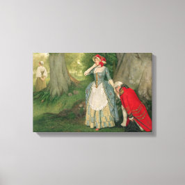 Het voorstel van Sir James Dromgole Linton Canvas Afdruk