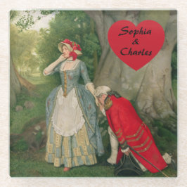 Het voorstel van Sir James Dromgole Linton Glazen Onderzetter